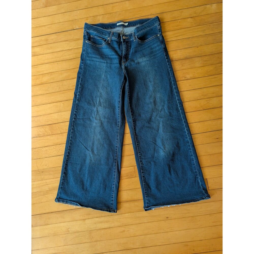 Levi's 381 Shaping Wide Leg, Dark Wash